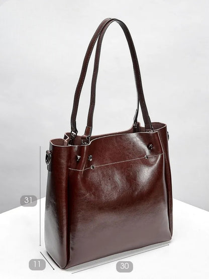 Leather handbag – model WSX702