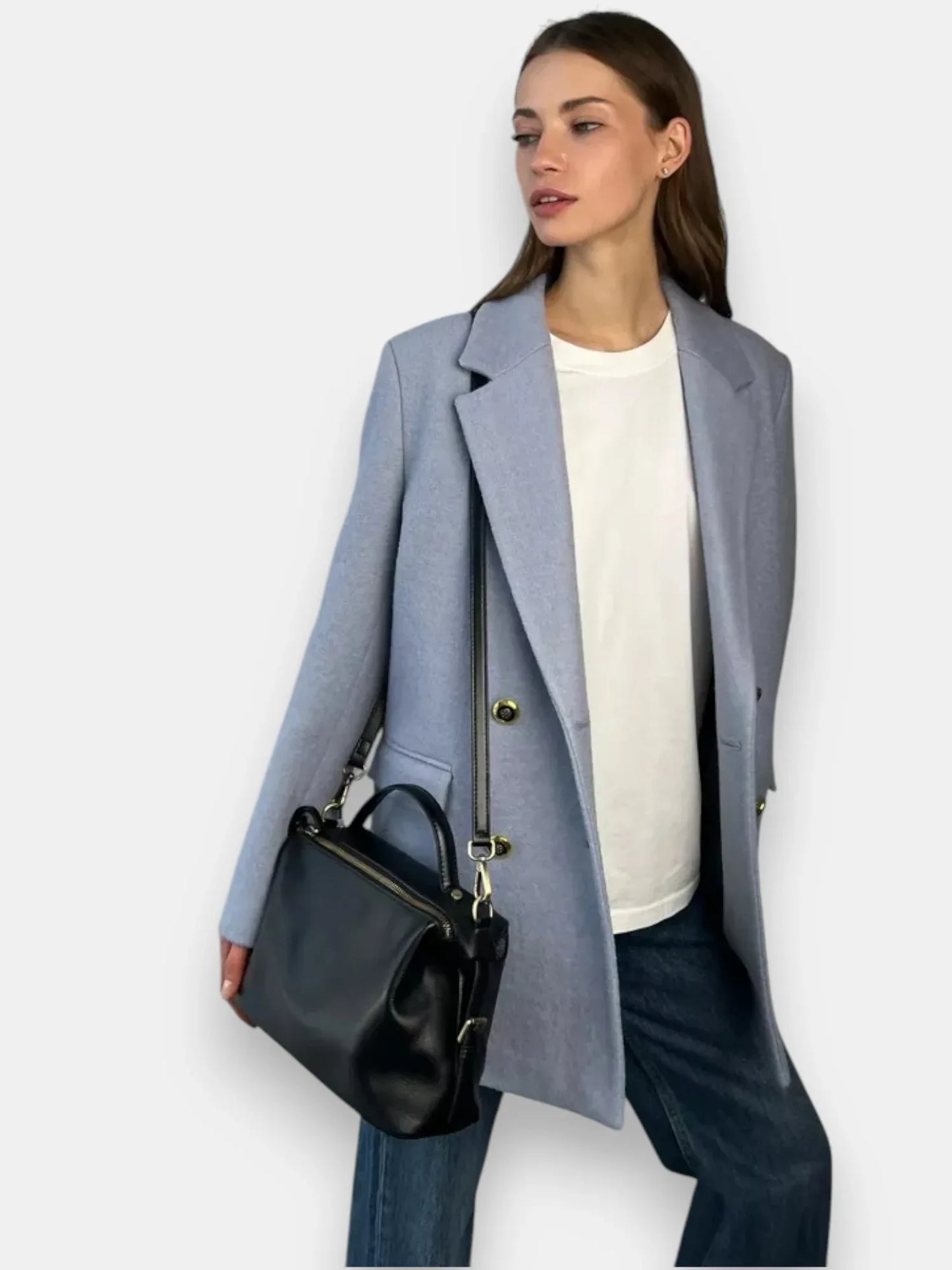 Leder Handtasche "Nelke" - TOLLzWOOD