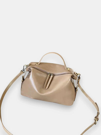 Leder Handtasche "Nelke" - TOLLzWOOD