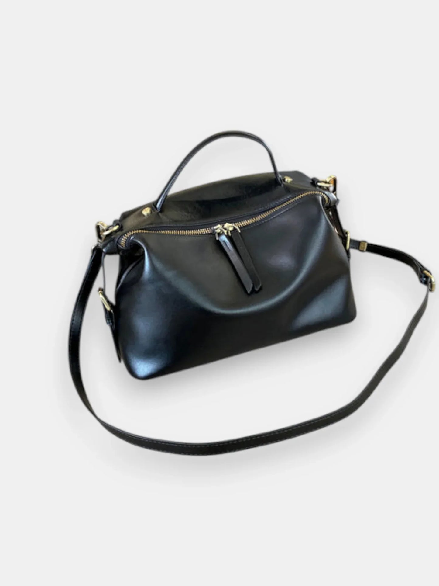 Leder Handtasche "Nelke" - TOLLzWOOD