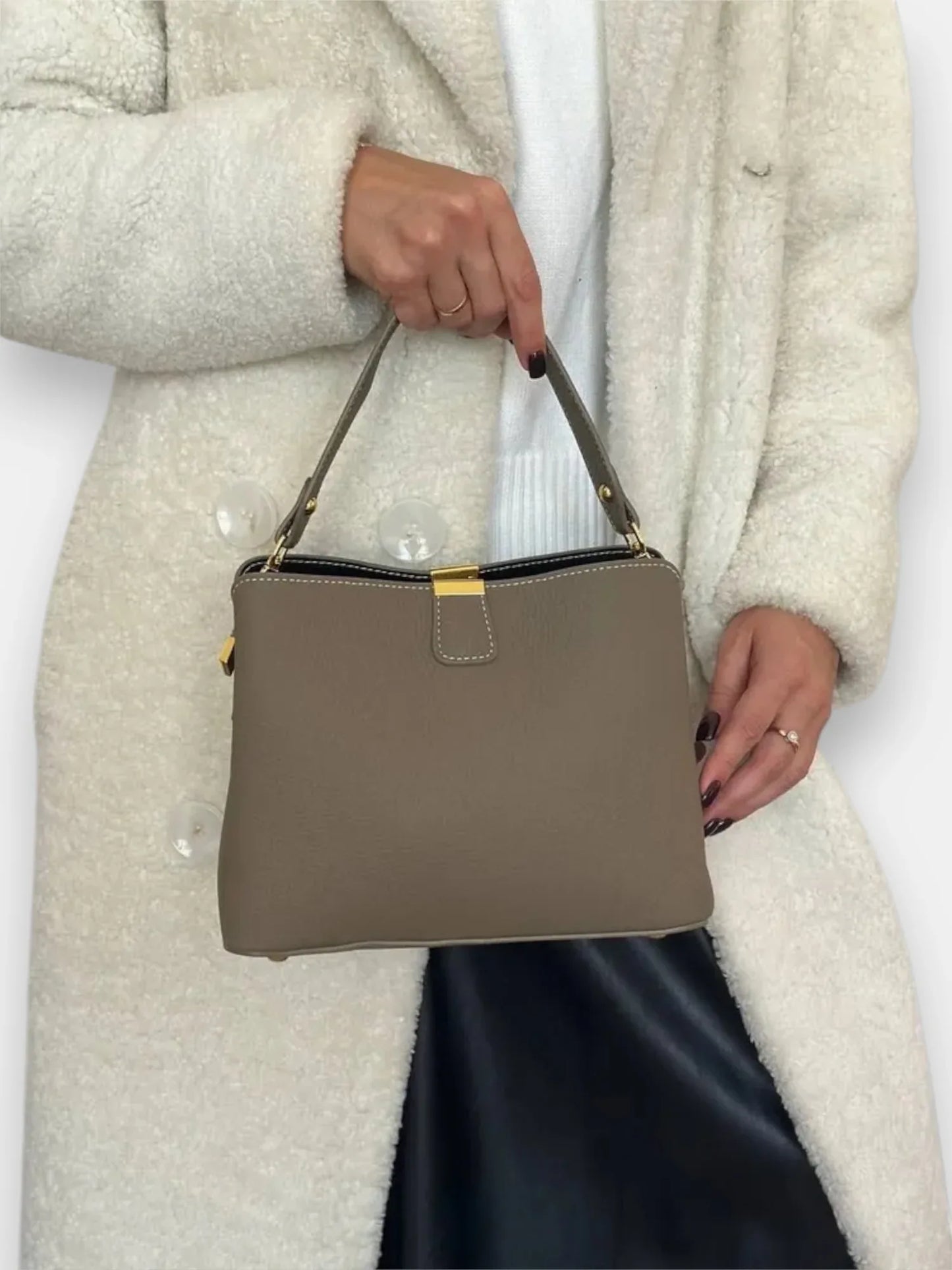 Leder Handtasche "Erika" - TOLLzWOOD