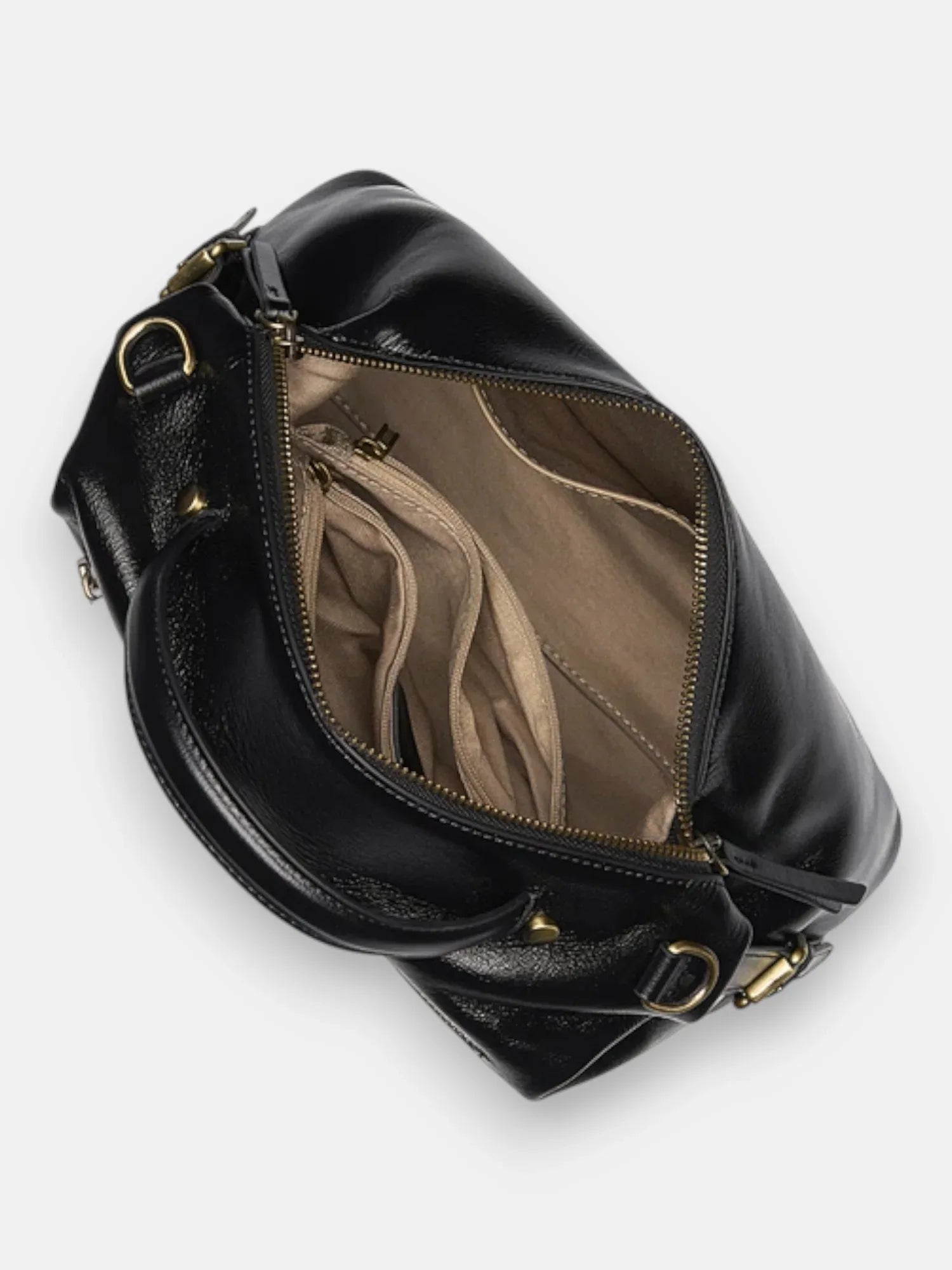 Leder Handtasche "Nelke" - TOLLzWOOD