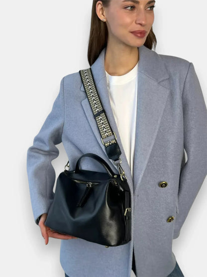 Leder Handtasche "Nelke" - TOLLzWOOD