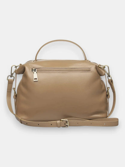 Leder Handtasche "Nelke" - TOLLzWOOD