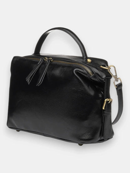 Leder Handtasche "Nelke" - TOLLzWOOD