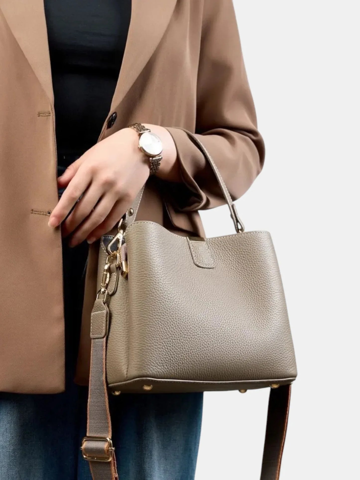 Leder Handtasche "Erika" - TOLLzWOOD