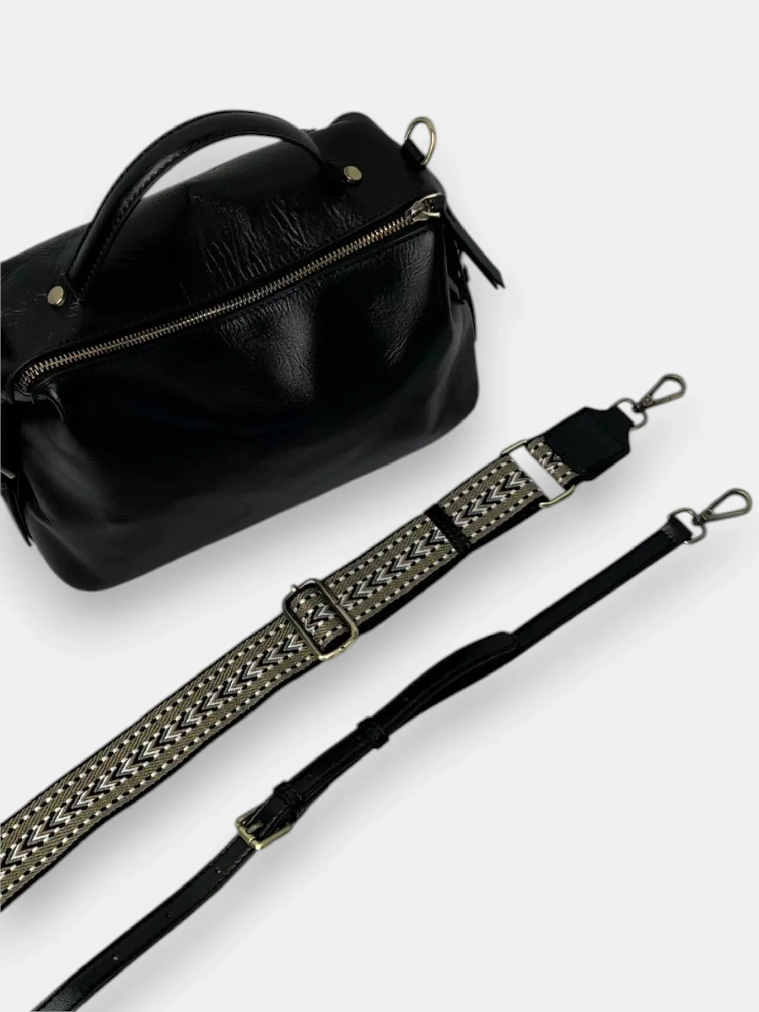 Leder Handtasche "Nelke" - TOLLzWOOD