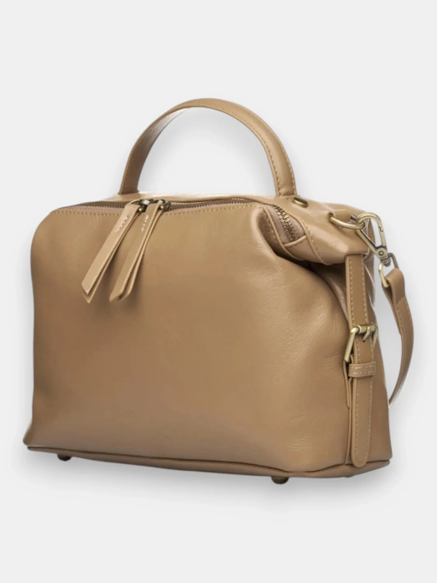 Leder Handtasche "Nelke" - TOLLzWOOD