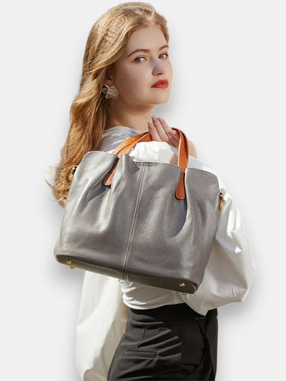 Leder Handtasche "Mimose"