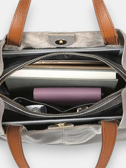 Leder Handtasche "Mimose"