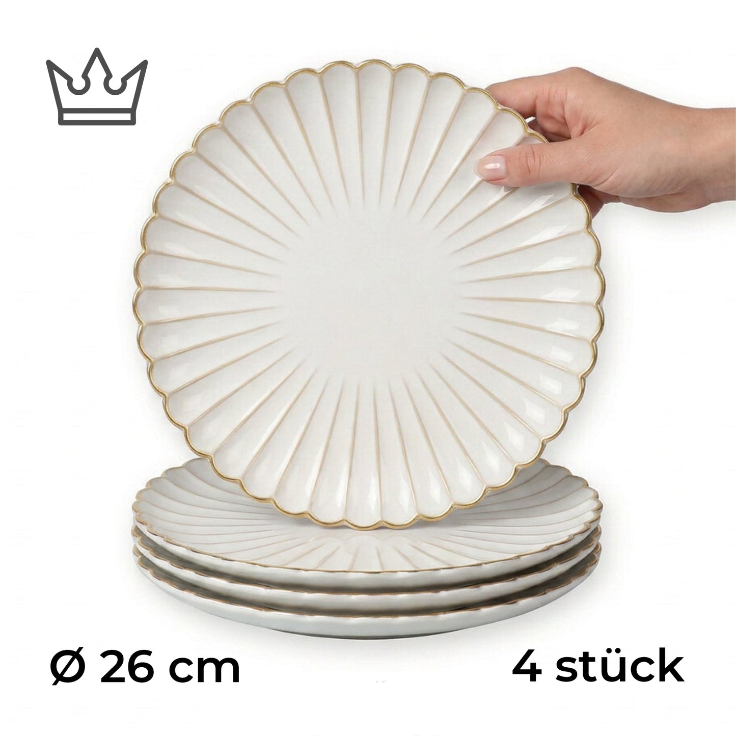 Porcelain plate – Porz model