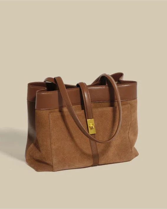 Braune Leder-Handtasche – Model 7521 - TOLLzWOOD