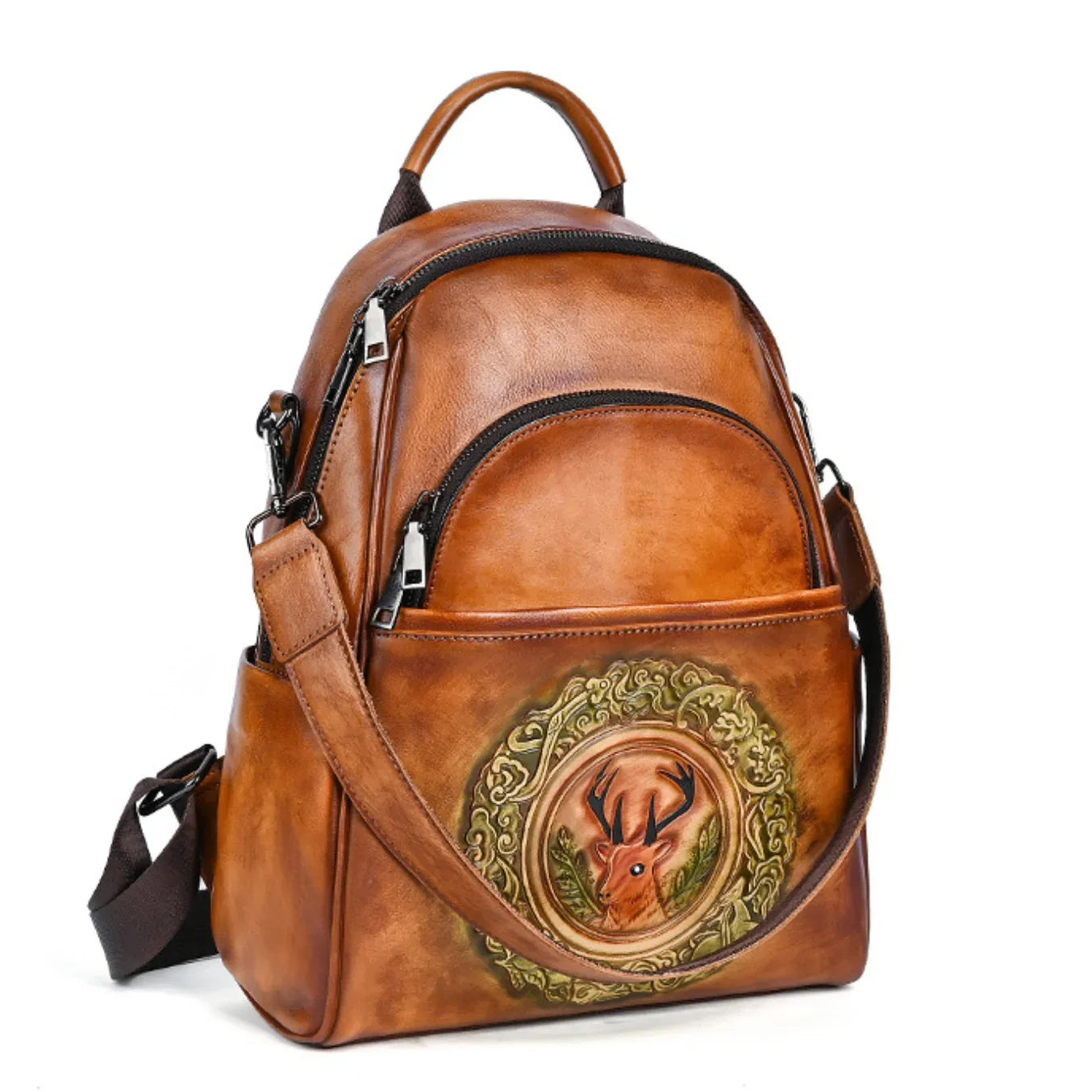 Leder Rucksack "Element" - TOLLzWOOD