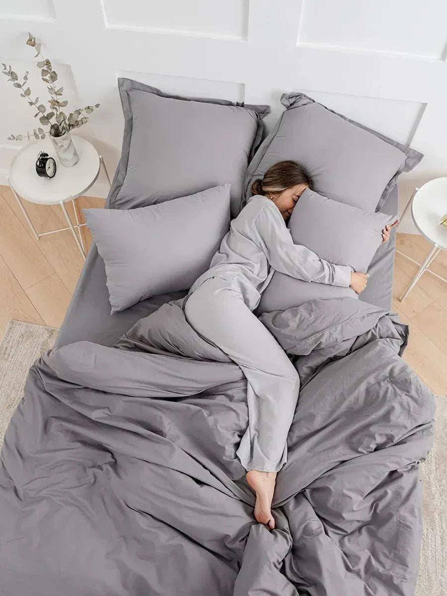 Bettwäsche Set, Grau - TOLLzWOOD