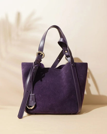 Leder Handtasche "Lotus" - TOLLzWOOD