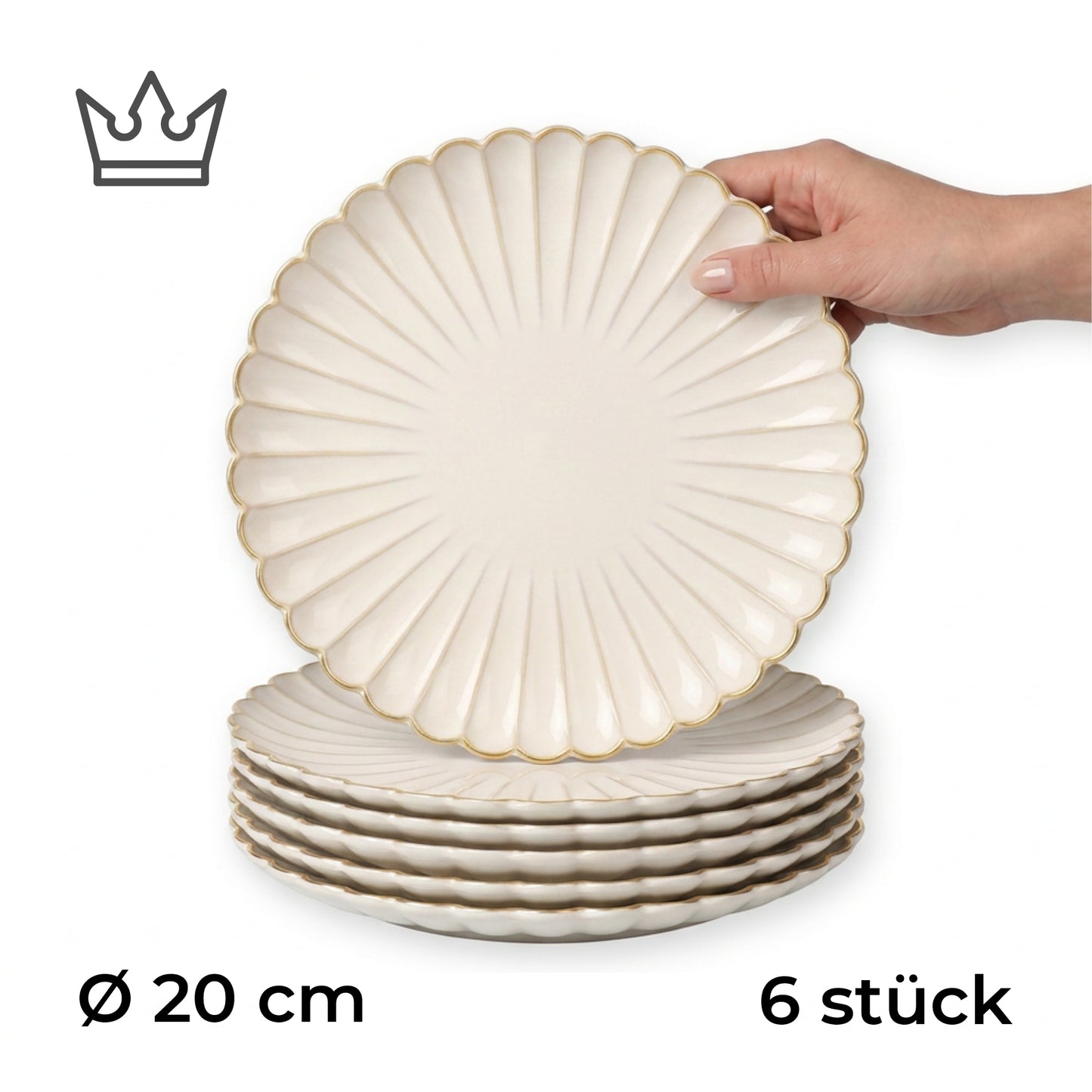 Porcelain plate – Porz model