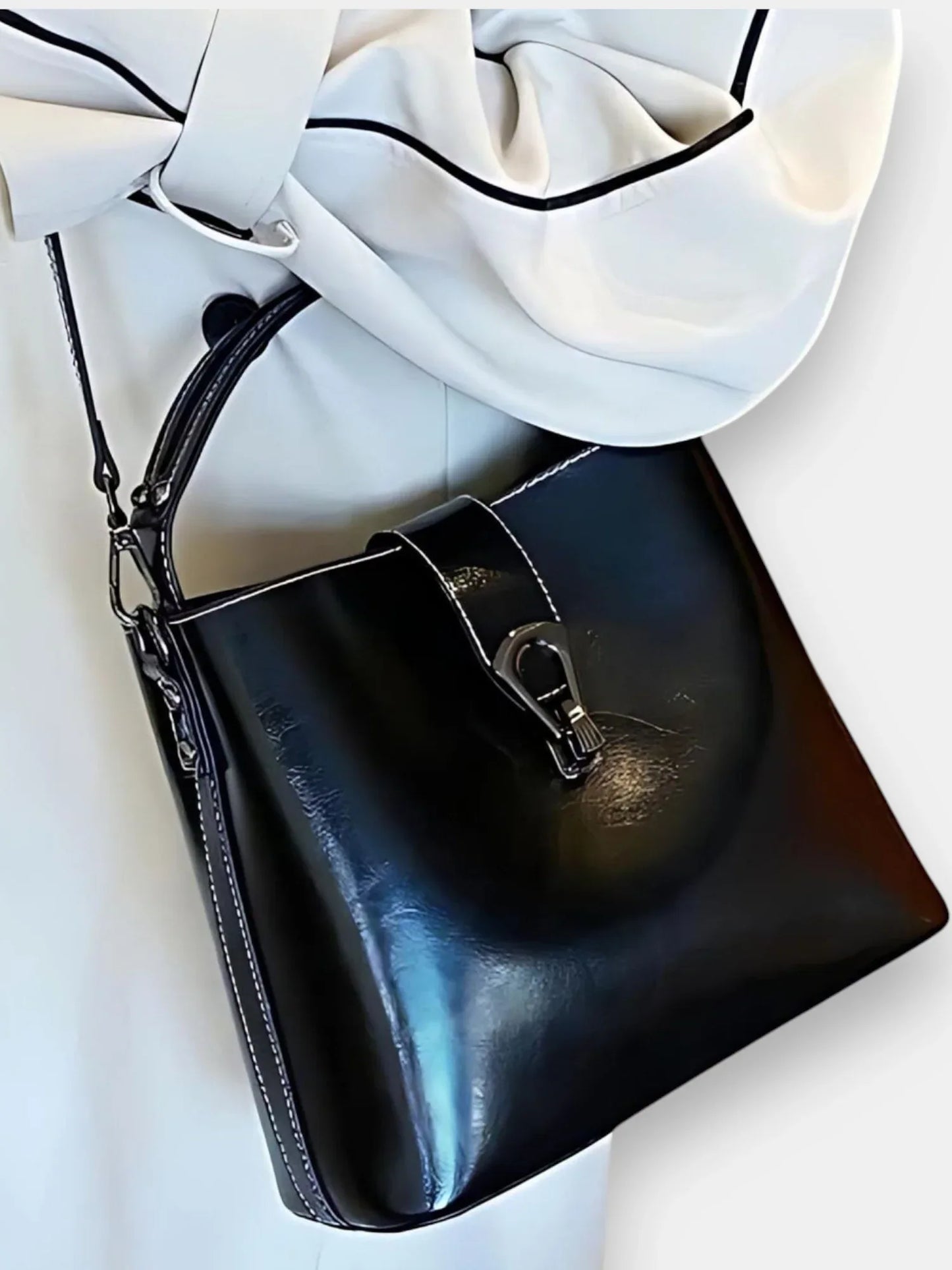 Leder Handtasche "Flora" - TOLLzWOOD