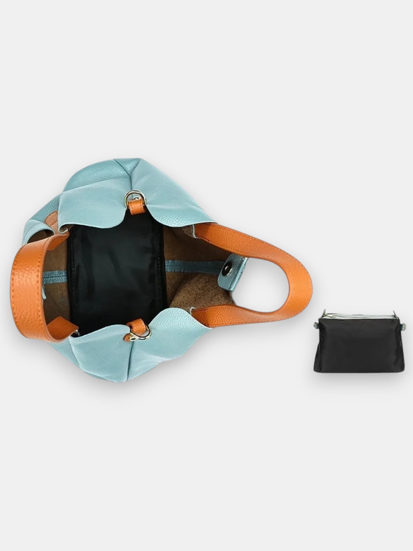 Leder Handtasche "Mimose"