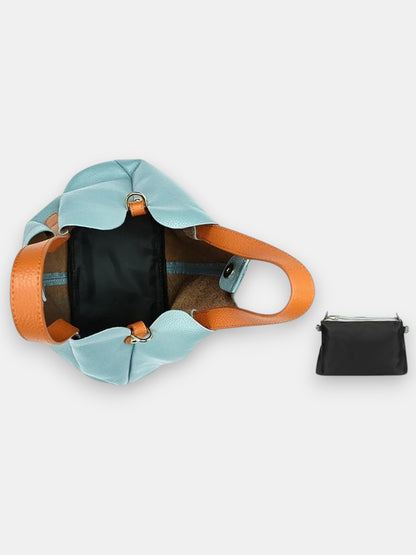 Leder Handtasche "Mimose"