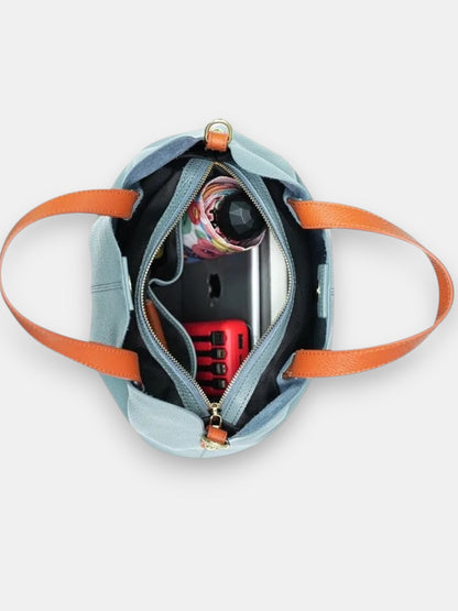 Leder Handtasche "Mimose"