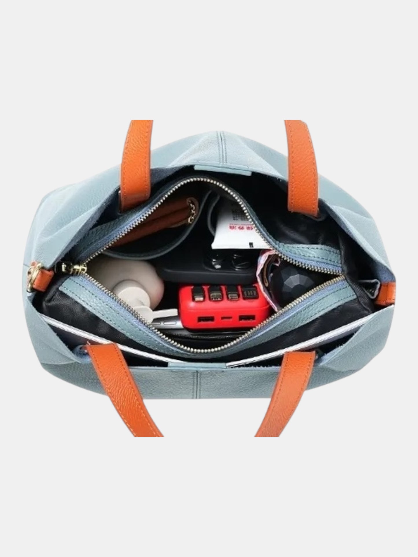 Leder Handtasche "Mimose"