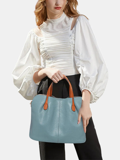 Leder Handtasche "Mimose"