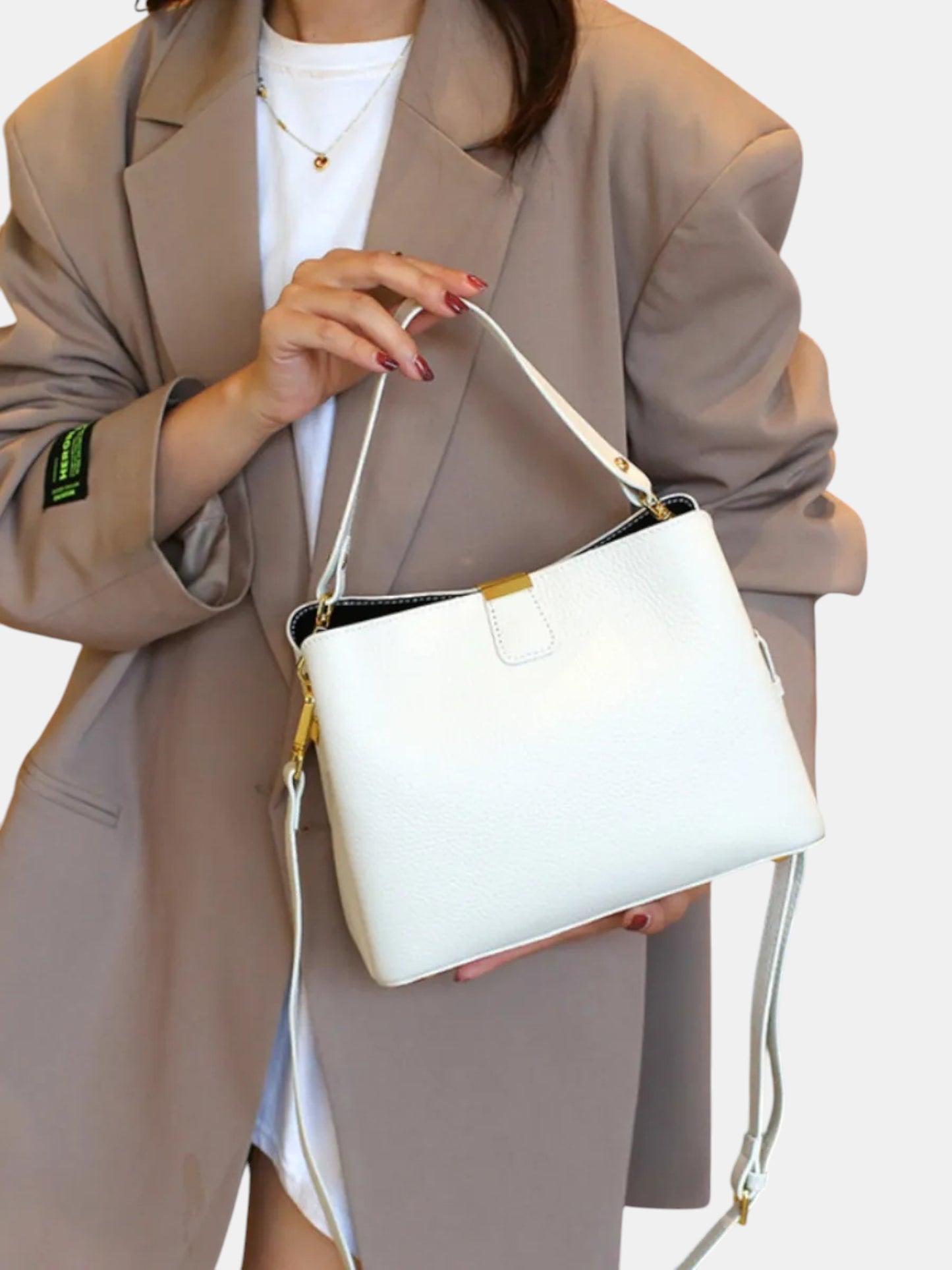 Leder Handtasche "Erika"