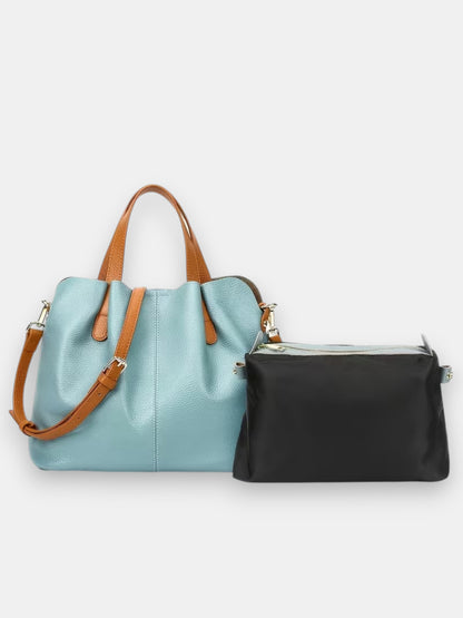 Leder Handtasche "Mimose"