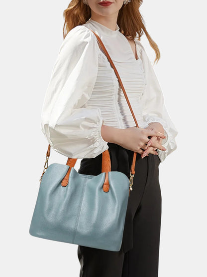 Leder Handtasche "Mimose"