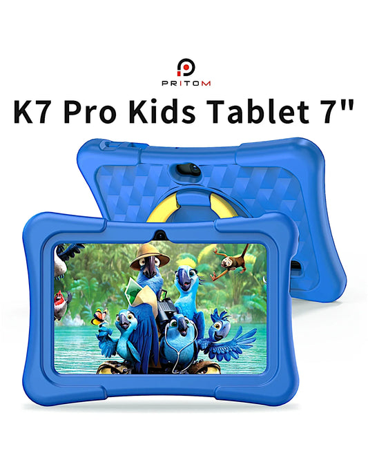 K7 Pro Kids Tablet (Blau) - TOLLzWOOD