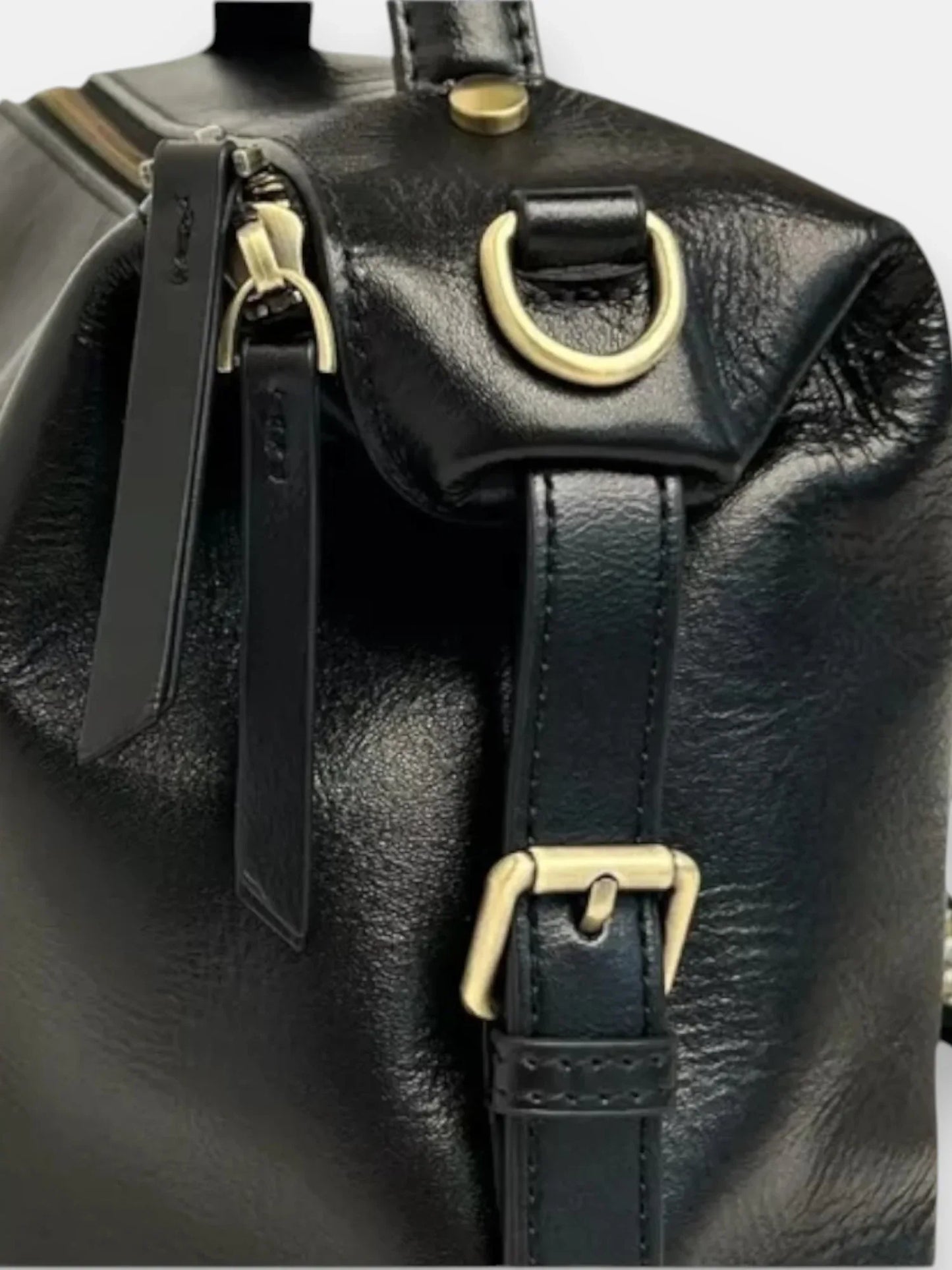 Leder Handtasche "Nelke" - TOLLzWOOD