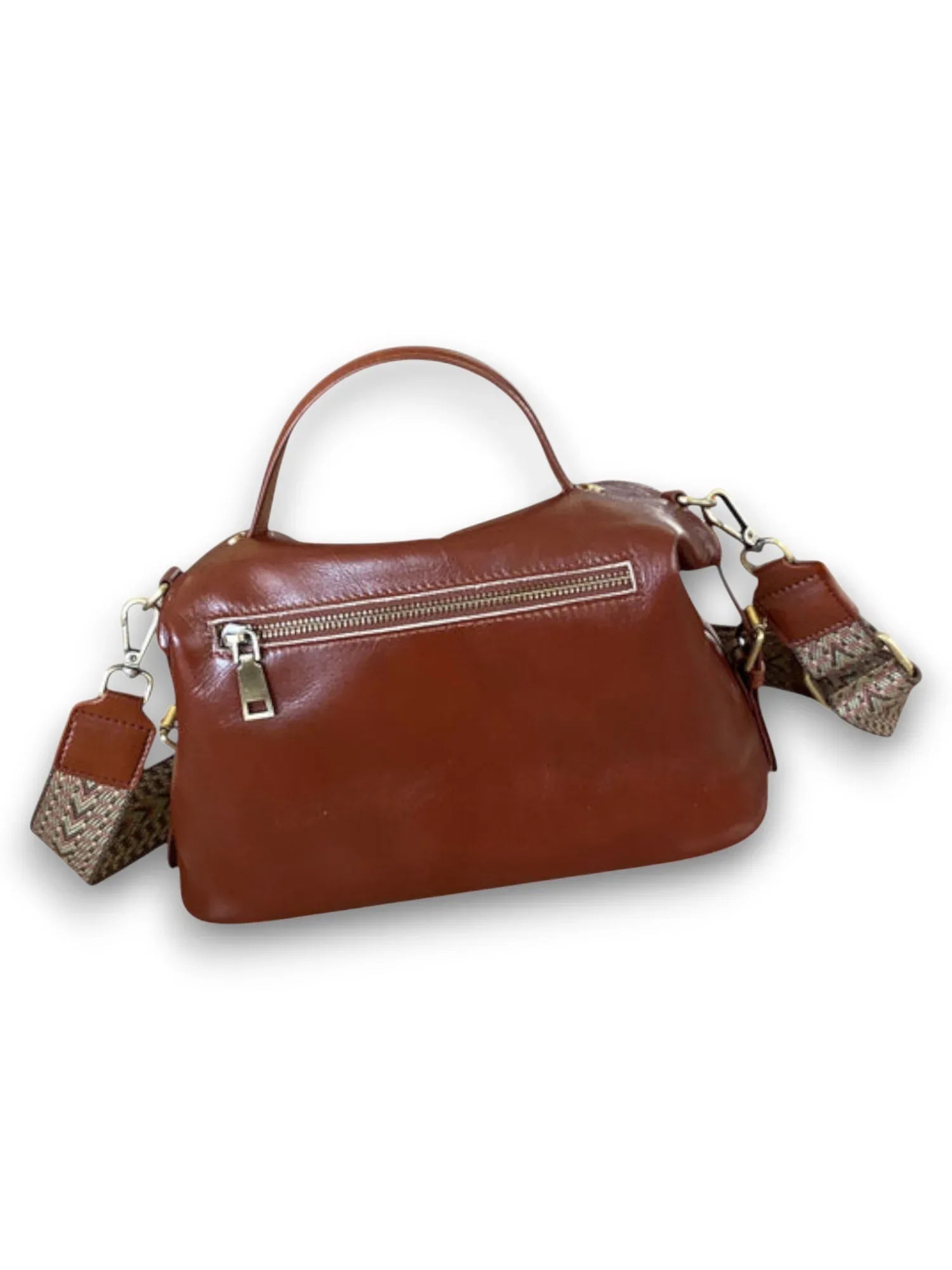 Leder Handtasche "Nelke" - TOLLzWOOD