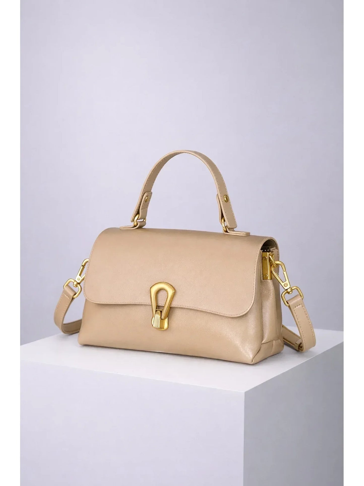 Leder Handtasche "Primel" - TOLLzWOOD