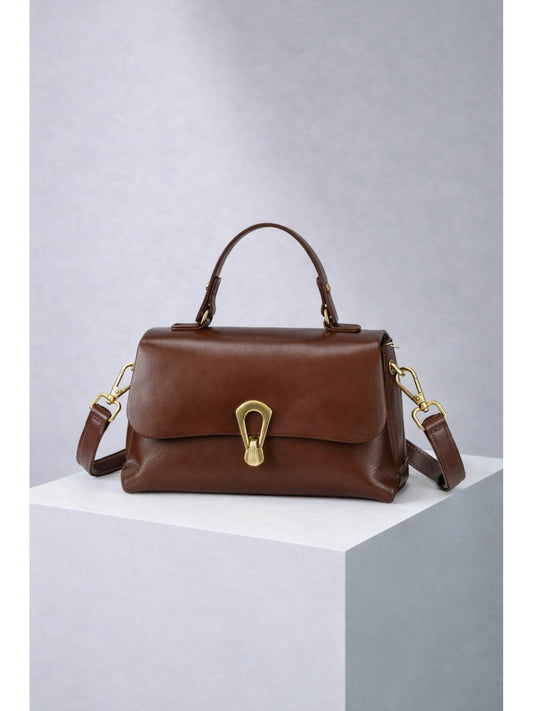 Leder Handtasche "Primel"