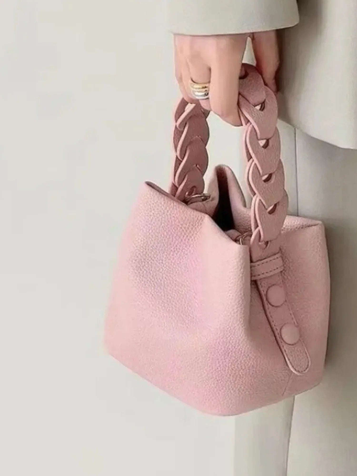 Leder Handtasche "Narzisse" - TOLLzWOOD
