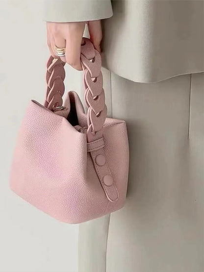 Leder Handtasche "Narzisse" - TOLLzWOOD