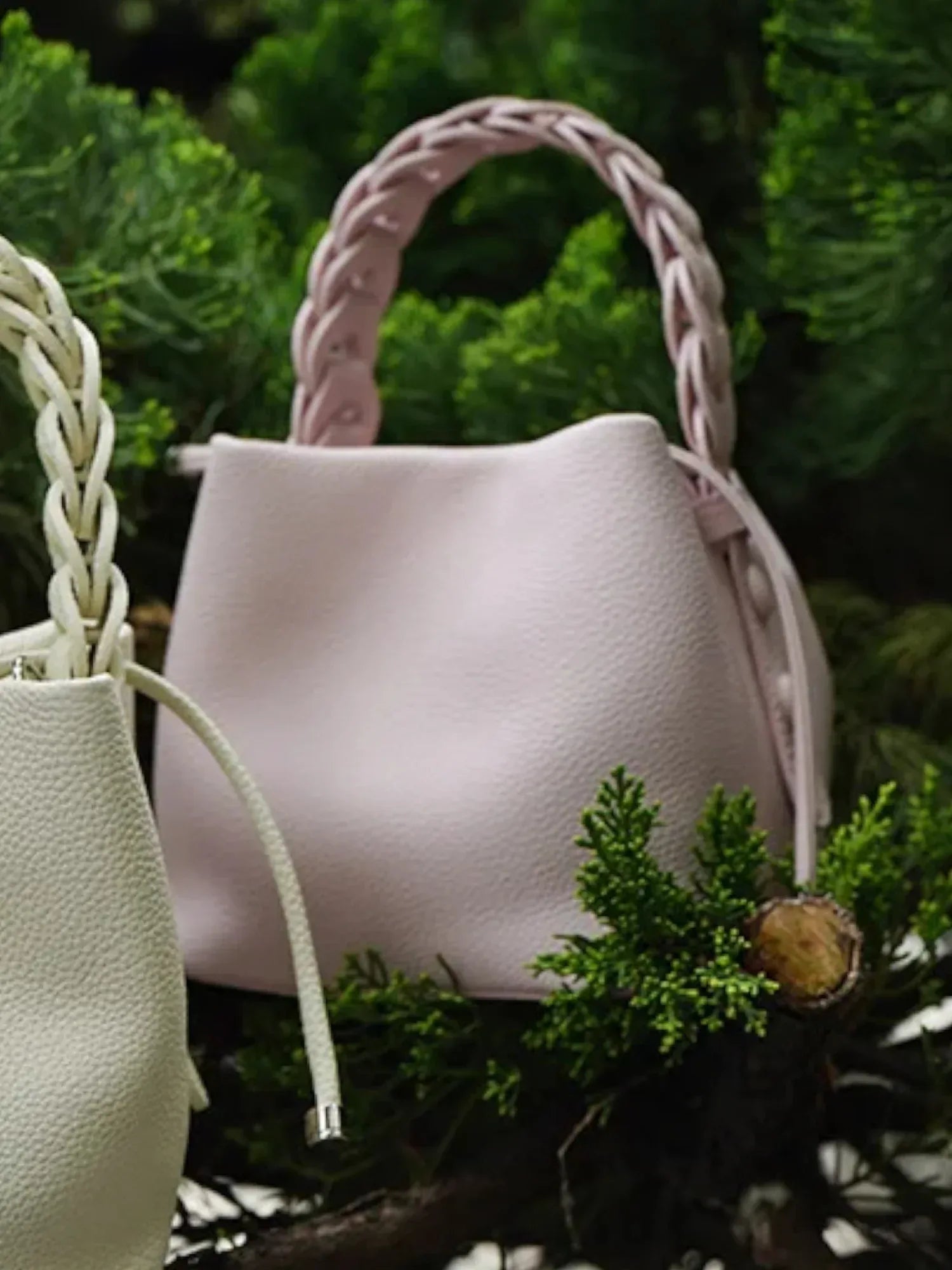 Leder Handtasche "Narzisse" - TOLLzWOOD