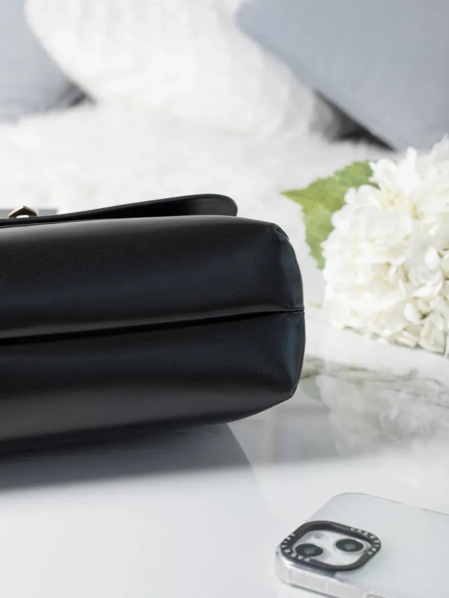 Leder Handtasche "Primel"