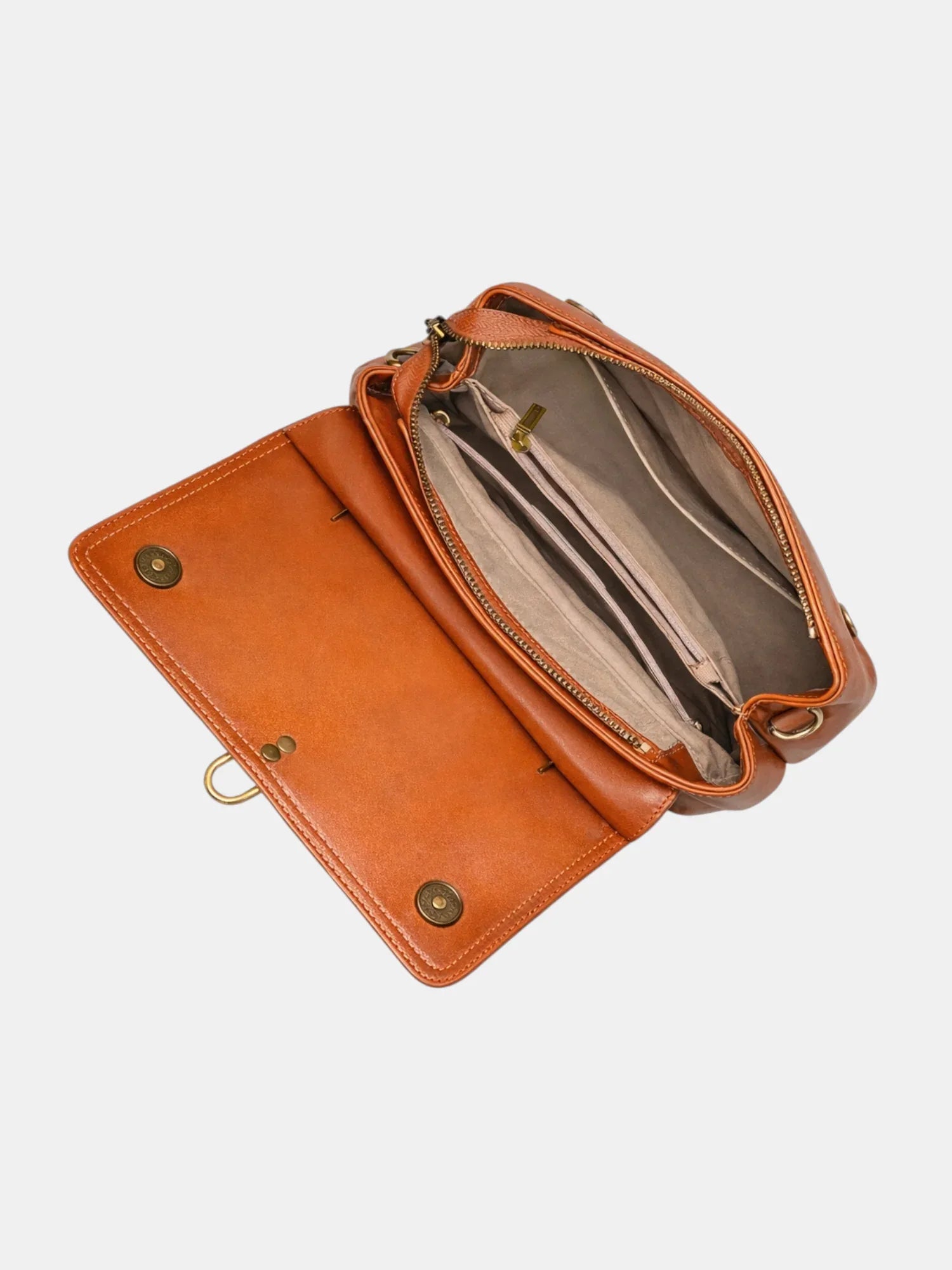 Leder Handtasche "Orchidee" - TOLLzWOOD