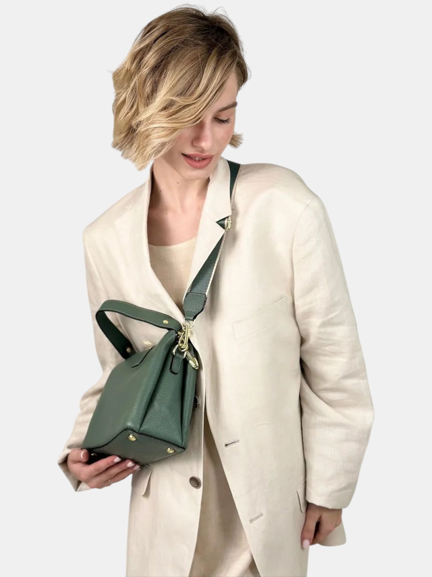 Leder Handtasche "Erika"