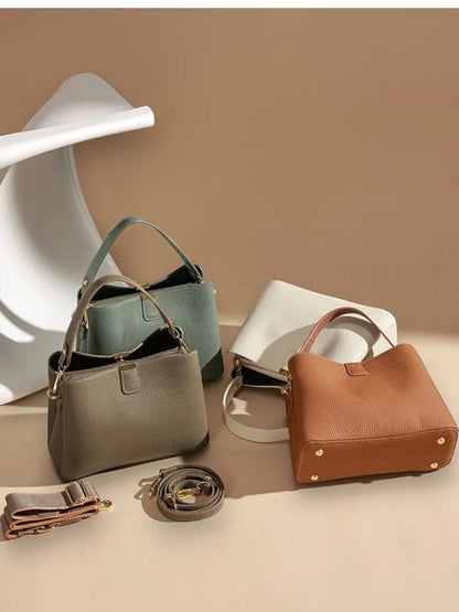 Leder Handtasche "Erika"