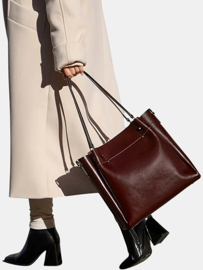 Leather handbag – model WSX702