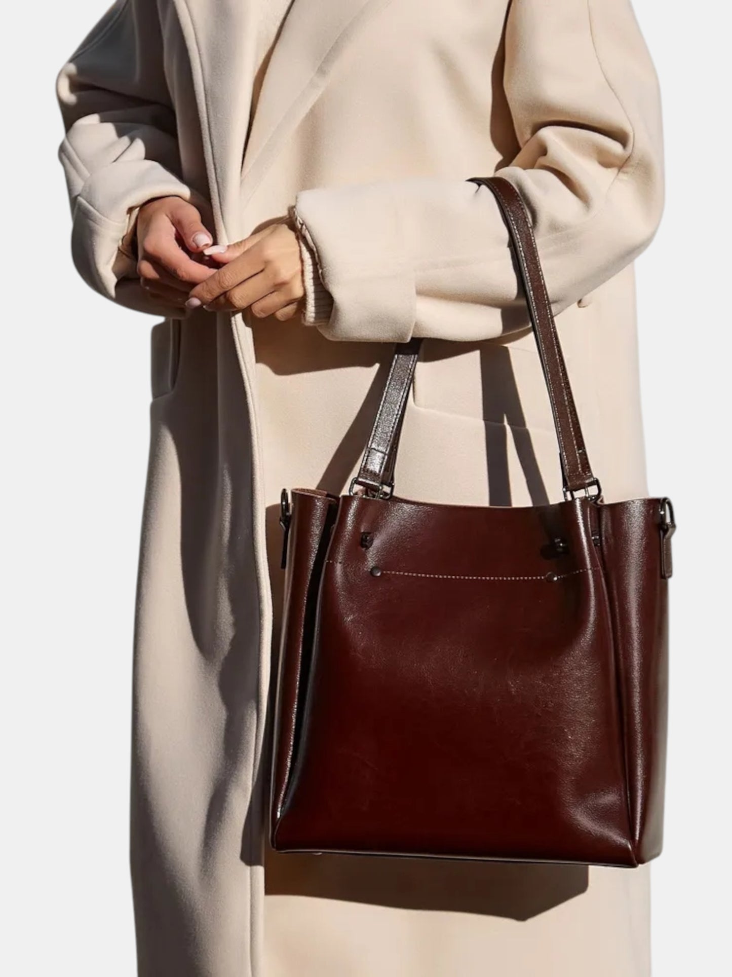 Leather handbag – model WSX702