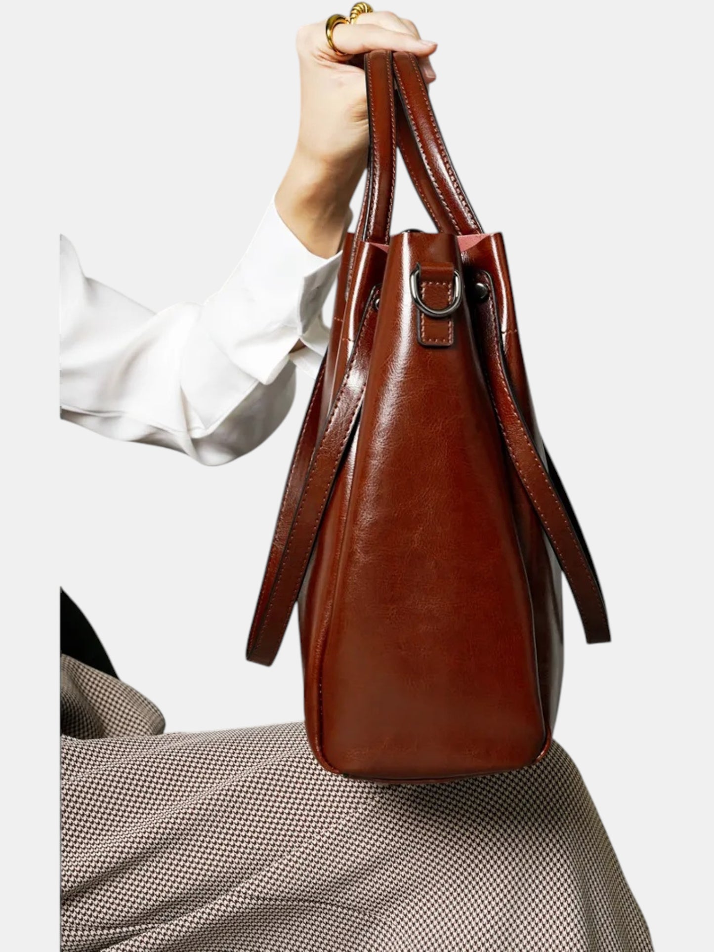 Leather handbag – model WSX702