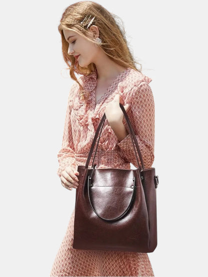 Leather handbag – model WSX702