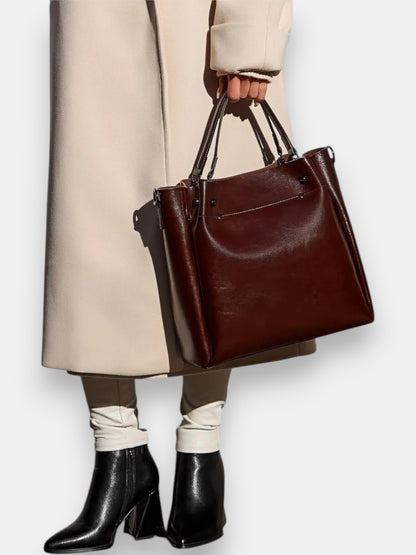 Leather handbag – model WSX702