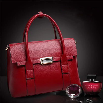 Leder Handtasche "Dahlie" - TOLLzWOOD