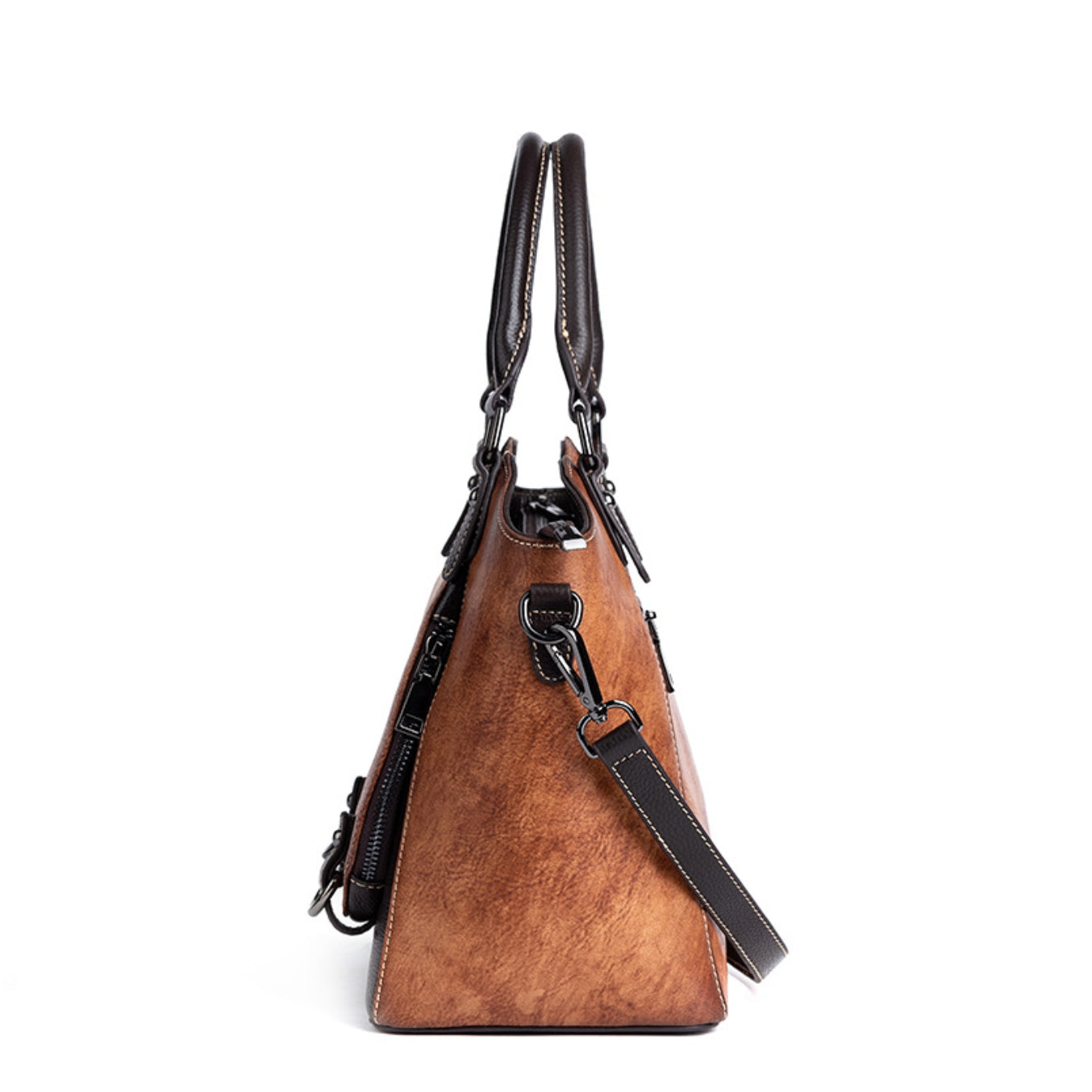 Hand-painted leather handbag – model FG9161