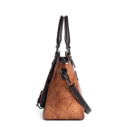 Leder Handtasche "Element" - TOLLzWOOD