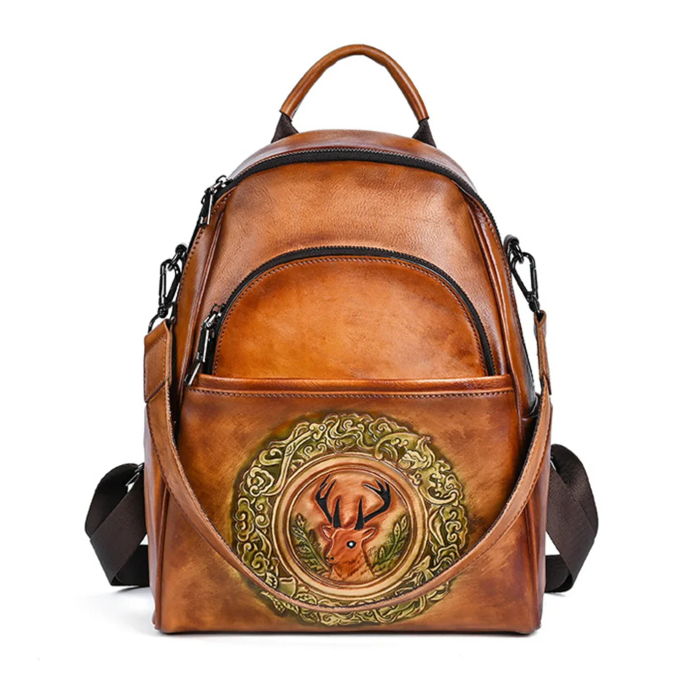 Leder Rucksack "Element" - TOLLzWOOD